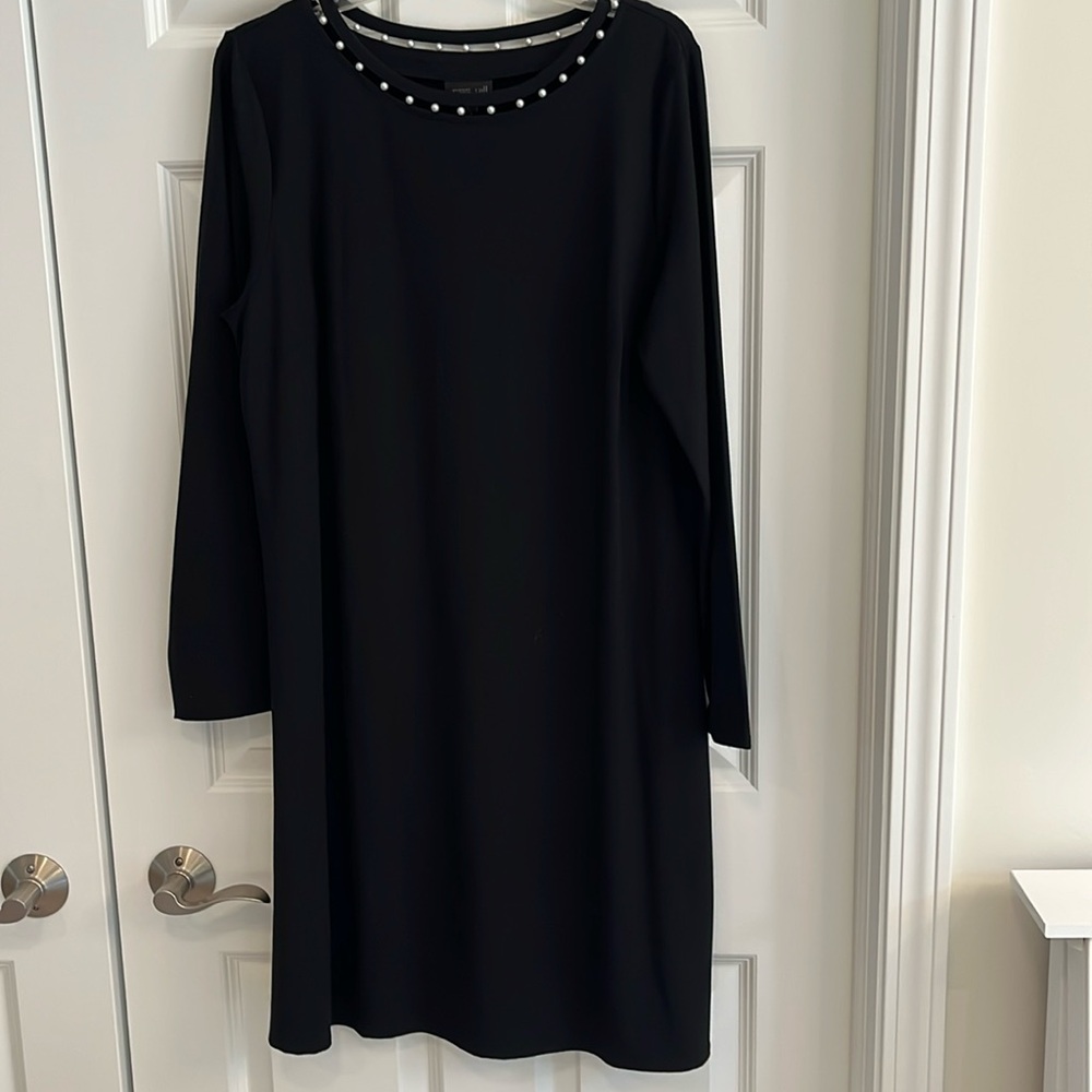 J Jill Classic Black Dress